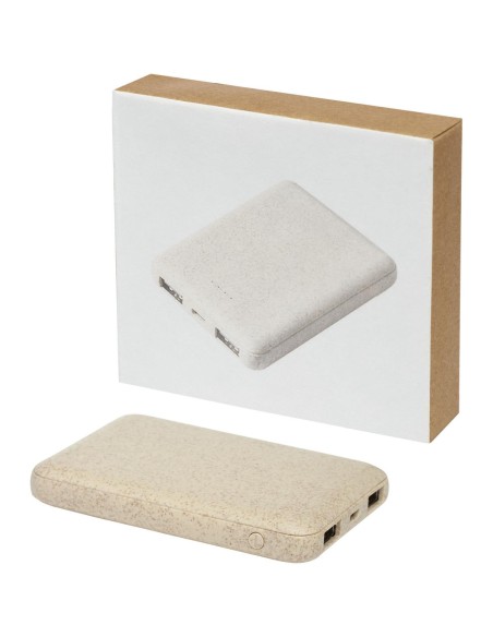 Batería externa de 5000 mAh de paja de trigo Personalizada 6124137