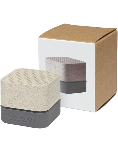 Altavoz Bluetooth® de paja de trigo Personalizado 6124139