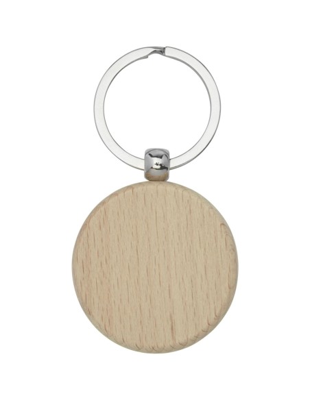 Llavero redondo de madera de haya Personalizado 6118120