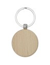 Llavero redondo de madera de haya Personalizado 6118120 - Imagen 2