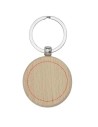 Llavero redondo de madera de haya Personalizado 6118120 - Imagen 5