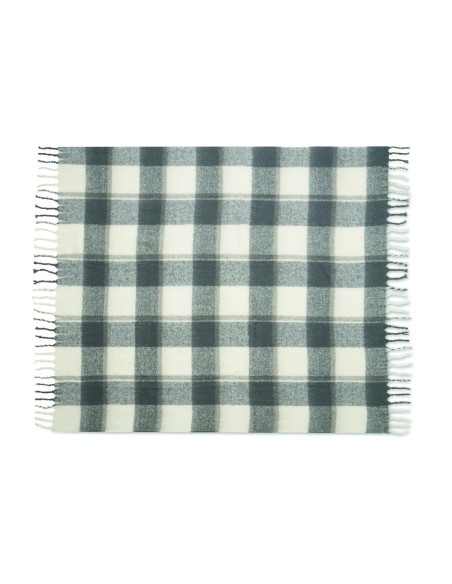 Manta de mohair a cuadros Personalizada 7MO2382