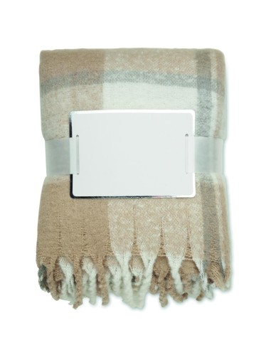 Manta de mohair a cuadros Personalizada 7MO2382