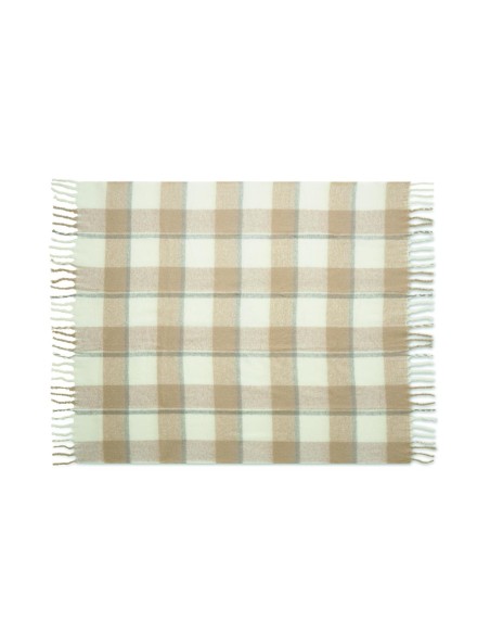 Manta de mohair a cuadros Personalizada 7MO2382