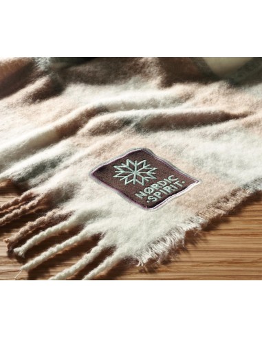 Manta de mohair a cuadros Personalizada 7MO2382