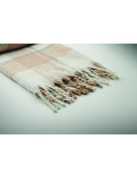 Manta de mohair a cuadros Personalizada 7MO2382