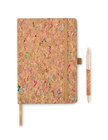 Cuaderno de color corcho A5 Personalizado 7MO2414