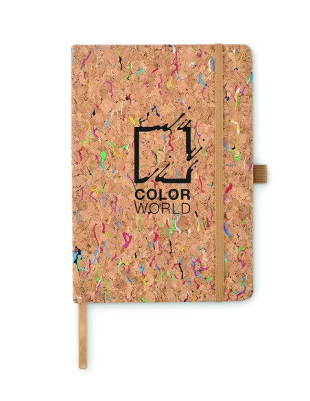 Cuaderno de color corcho A5 Personalizado 7MO2414