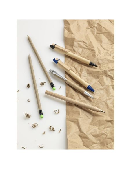 Bolígrafo de madera (tinta negra) Personalizado 6106121