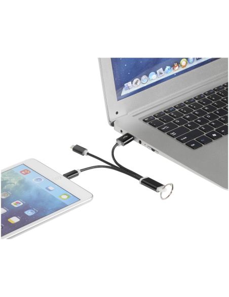 Cable de carga 3 en 1 con llavero Personalizado 6134961