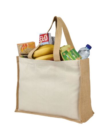 Bolsa Tote para la compra de lona y yute de 320...