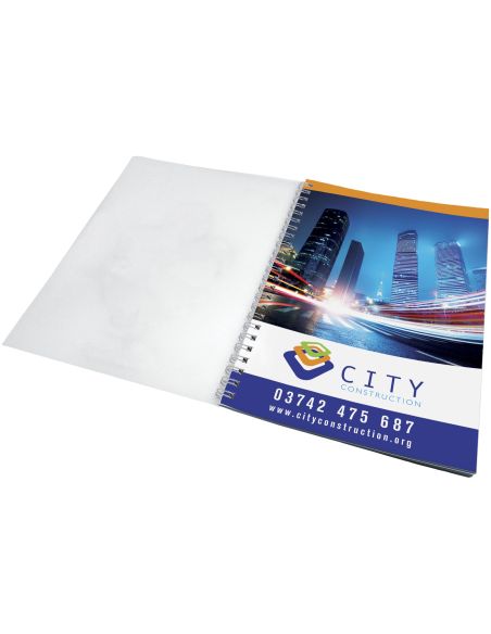 Libreta A5 con espiral y cubierta de PP Personalizada 621247