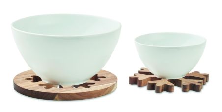 Salvamanteles madera de acacia Personalizada 7CX1538