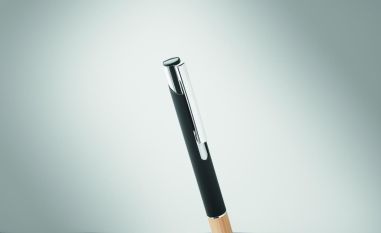 Bolígrafo aluminio con bambú Personalizado 7MO2159