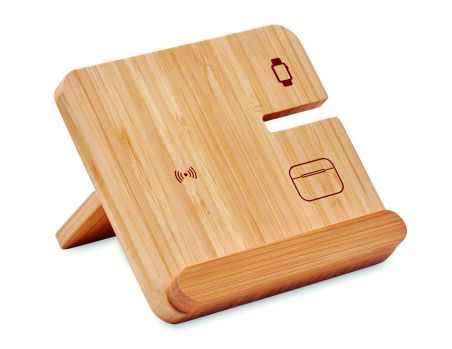 Cargador inalámbrico 3 en 1 Personalizado 7MO2458