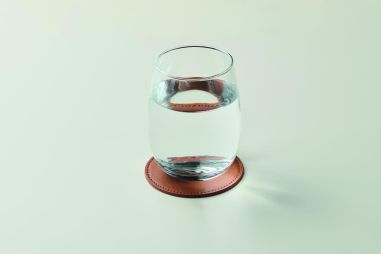 Posavasos redondo de PU Personalizado 7MO2616