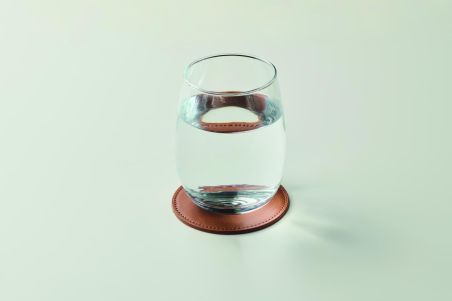 Posavasos redondo de PU Personalizado 7MO2616