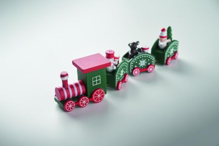 Tren de Navidad de madera Personalizada 7CX1559