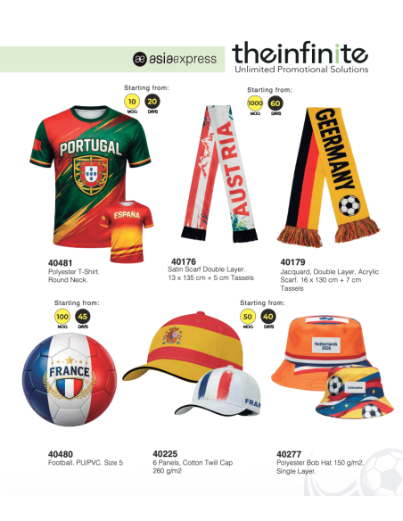 Catálogo World Cup 2026