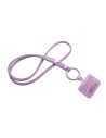 Lanyard con soporte para teléfono con tubo de plástico personalizado - Imagen 3