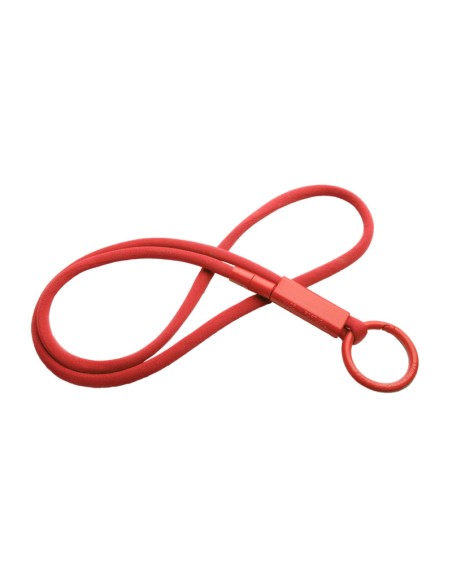 Lanyard con tubo de plástico personalizado