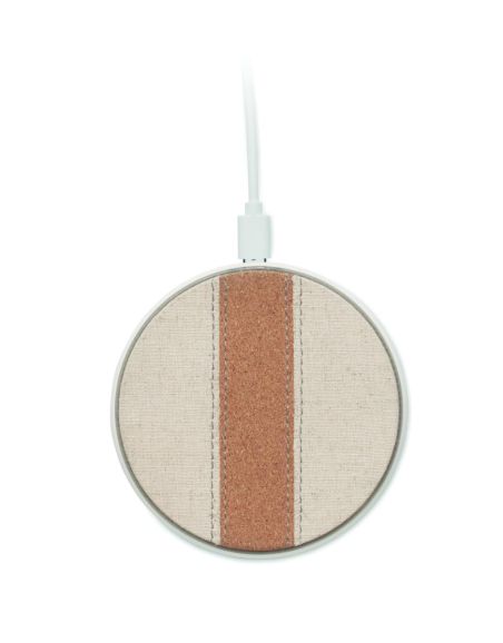 Cargador inalámb. 15W corcho Personalizado 7MO2593