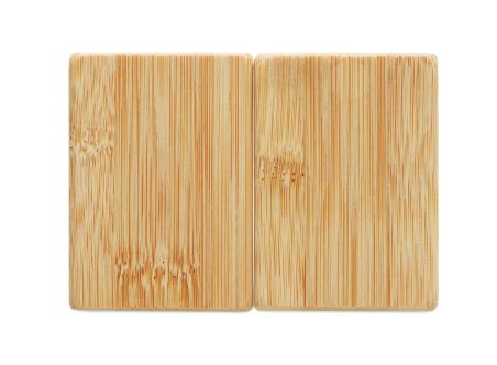 Salero y pimentero de bambú Personalizado 7MO2771