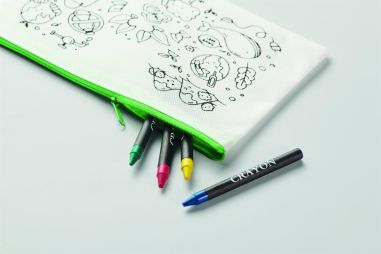 Estuche infantil con 4 lápices Personalizado...