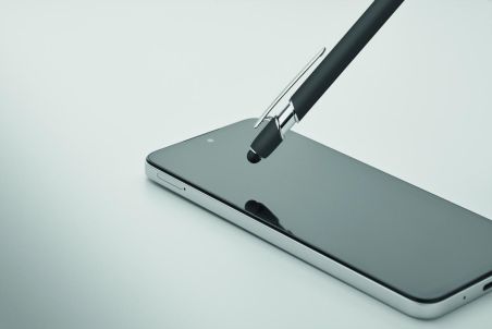 Bolígrafo de aluminio gomoso Personalizado 7MO2798