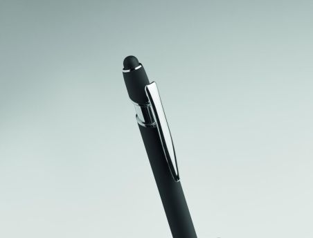 Bolígrafo de aluminio gomoso Personalizado 7MO2798