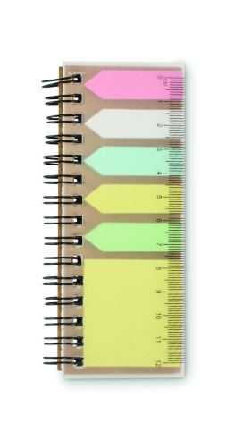 Set de notas adhesivas en PP Personalizada 7MO2823