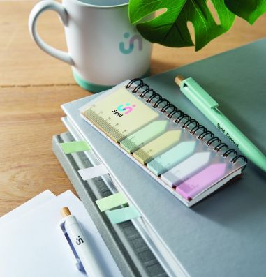 Set de notas adhesivas en PP Personalizada 7MO2823