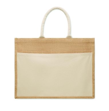 Bolsa de la compra de yute Personalizada 7MO2858