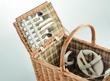 Cesta de picnic para 4 personas Personalizada...