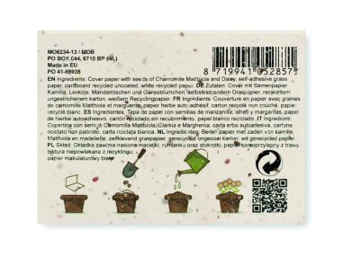 Bloc de notas semillas hierba Personalizada...