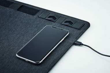 Alfombrilla RPET cargador 15W Personalizada...