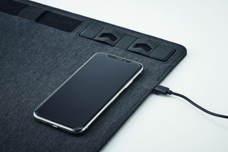 Alfombrilla RPET cargador 15W Personalizada 7MO6416