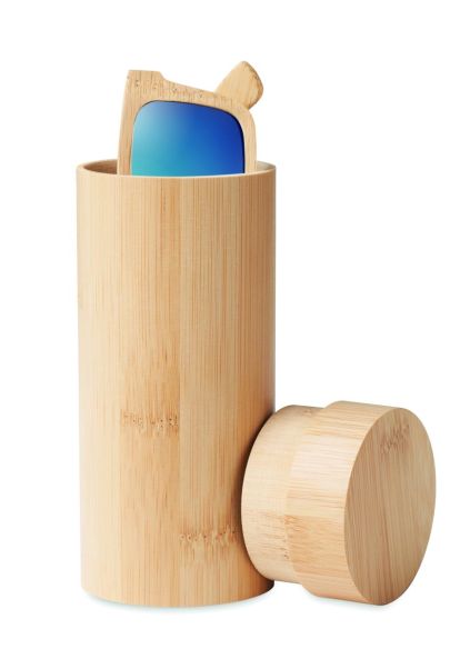 Gafas de sol y estuche bambú Personalizada 7MO6454