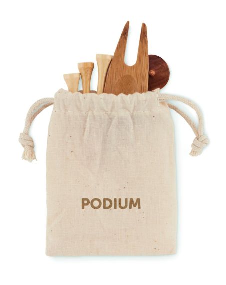 Juego accesorios golf en bolsa Personalizada 7MO6527