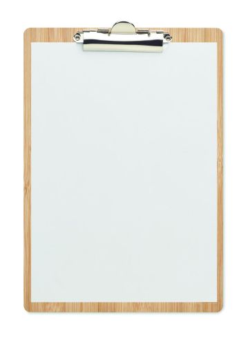 Portapapeles de bambú A4 Personalizada 7MO6535