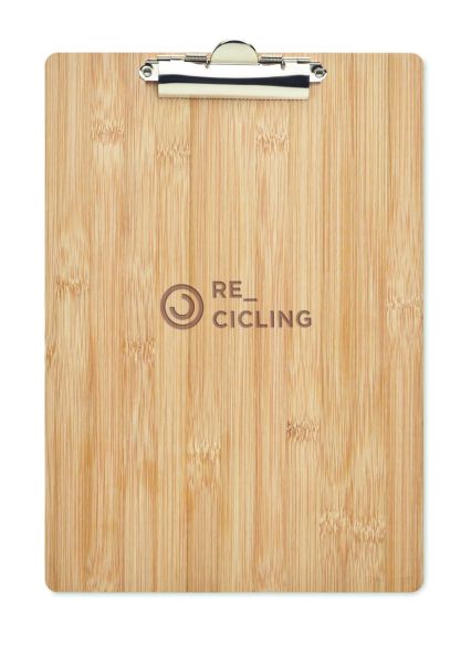 Portapapeles de bambú A4 Personalizada 7MO6535