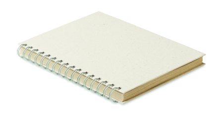 Libreta anillas A5 papel hierba Personalizada 7MO6541