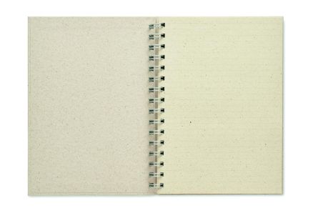 Libreta anillas A5 papel hierba Personalizada 7MO6541