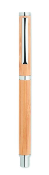 Bolígrafo de gel de bambú Personalizado 7MO6558