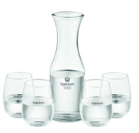 Set bebida vidrio reciclado Personalizada 7MO6656