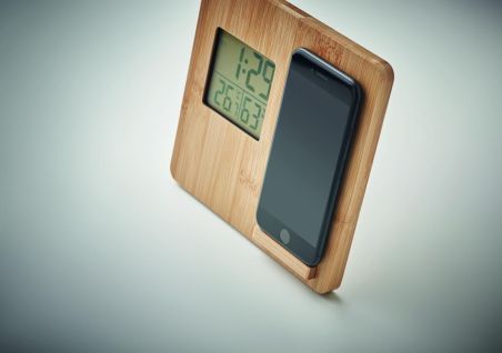 Estación meteorológica bambú Personalizada 7MO6665