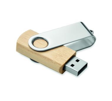 USB de bambú Techmate 16GB Personalizado 7MO6898