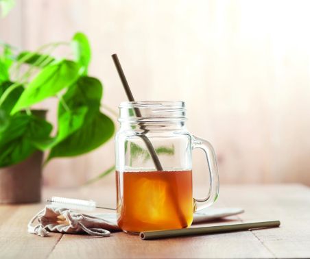 Pajita bambú cepillo funda Personalizada 7MO9630