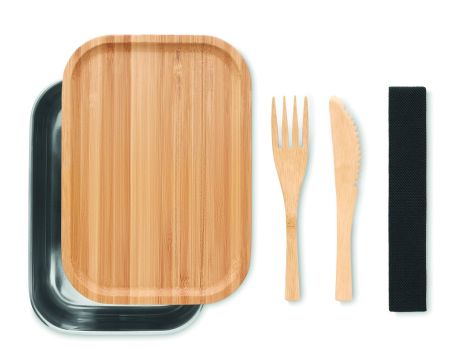 Fiambrera de acero inox.600 ml Personalizada 7MO9967