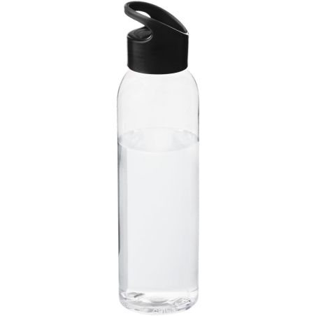 Botella de Tritan™ transparente con tapa de colores de 650 ml Personalizada 6100508